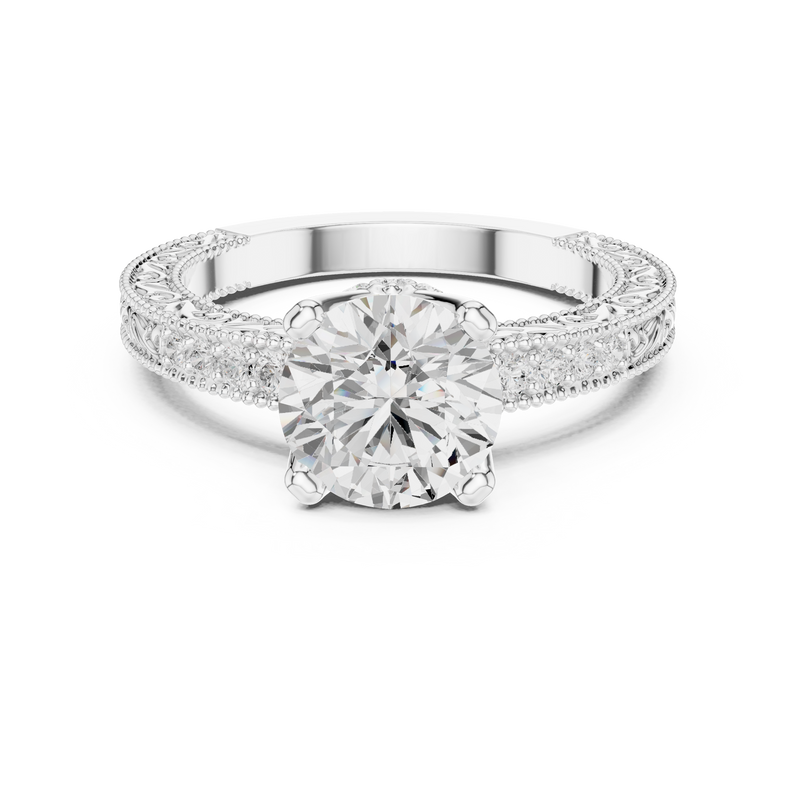 Ladies Ring DDLR-982@7 - White Gold - Image