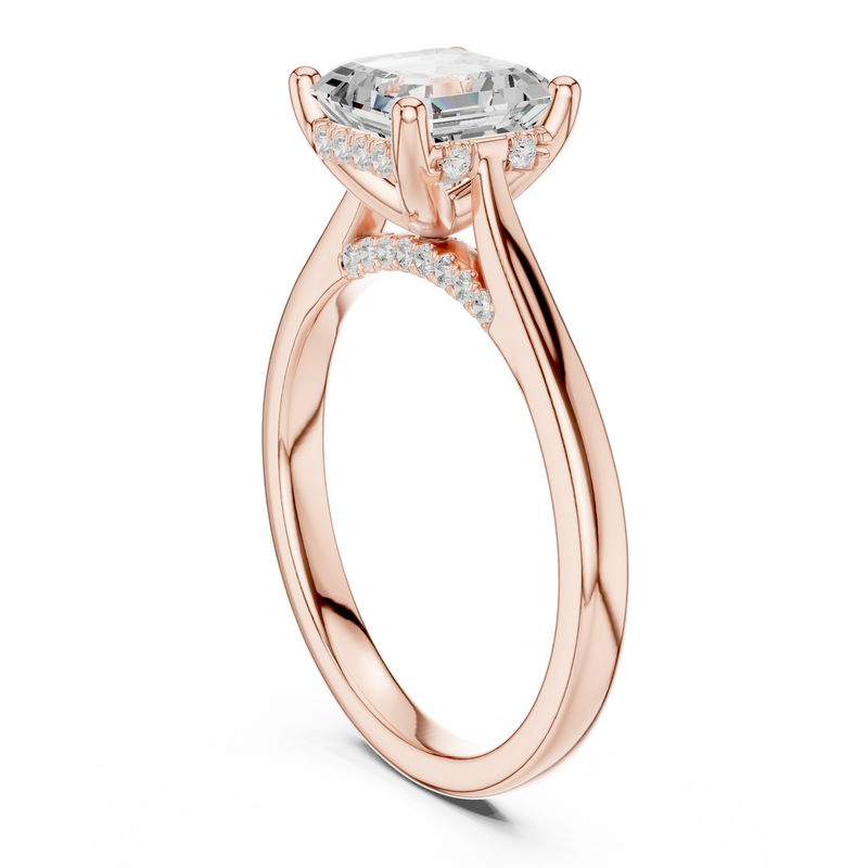Ladies Ring DDLR-983@7 - Rose Gold - Image