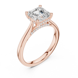 Ladies Ring DDLR-983@7 - Rose Gold - Image