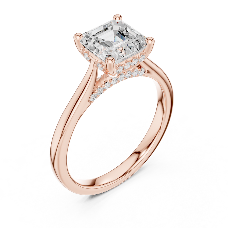 Ladies Ring DDLR-983@7 - Rose Gold - Image