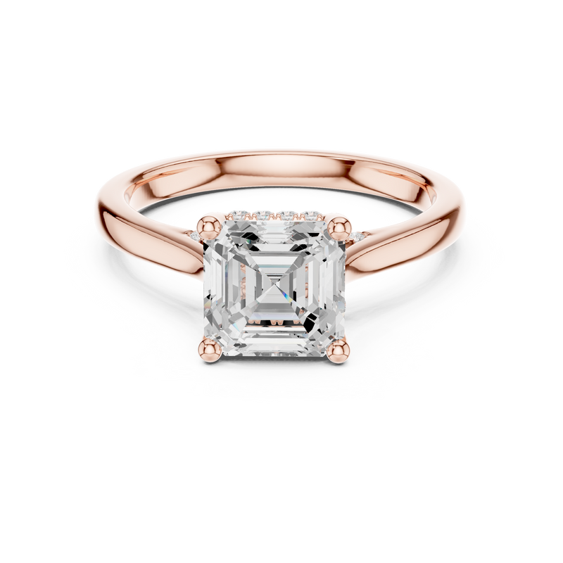 Ladies Ring DDLR-983@7 - Rose Gold - Image