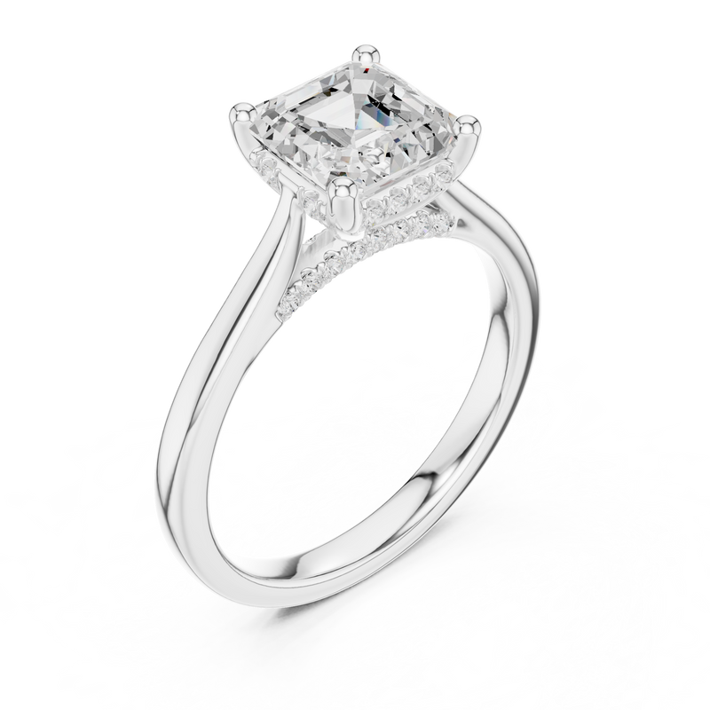 Ladies Ring DDLR-983@7 - White Gold - Image