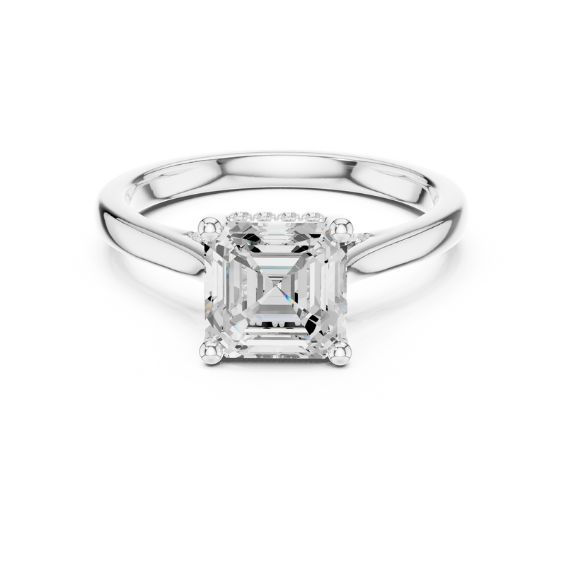 Ladies Ring DDLR-983@7 - White Gold - Image