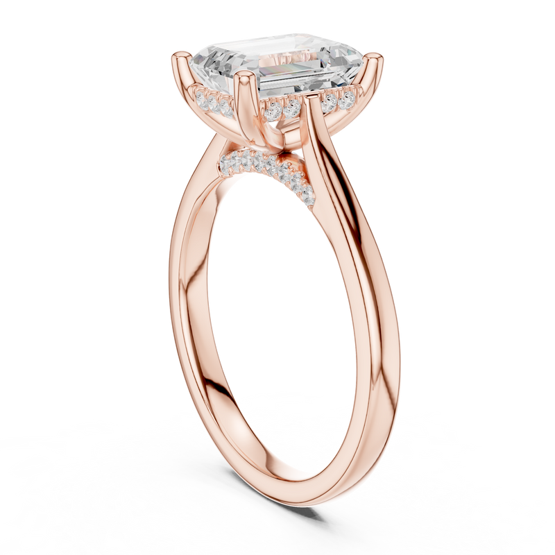Ladies Ring DDLR-984@7 - Rose Gold - Image