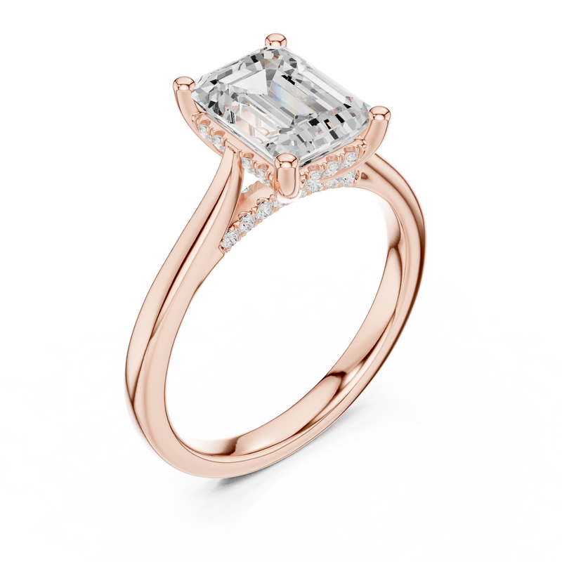 Ladies Ring DDLR-984@7 - Rose Gold - Image