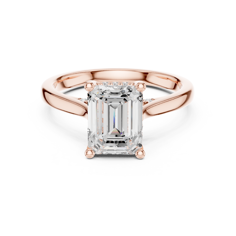 Ladies Ring DDLR-984@7 - Rose Gold - Image