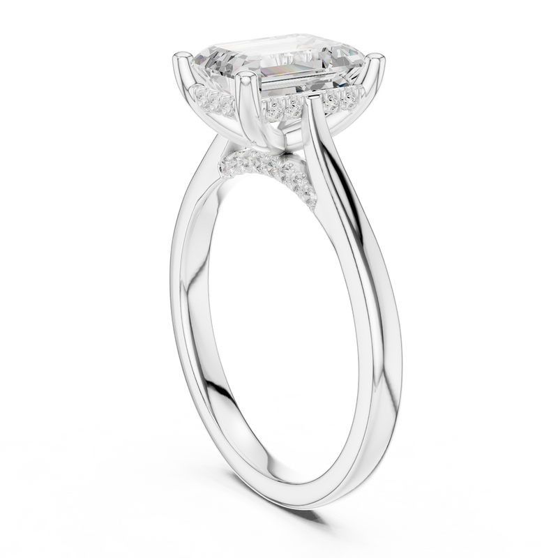 Ladies Ring DDLR-984@7 - White Gold - Image