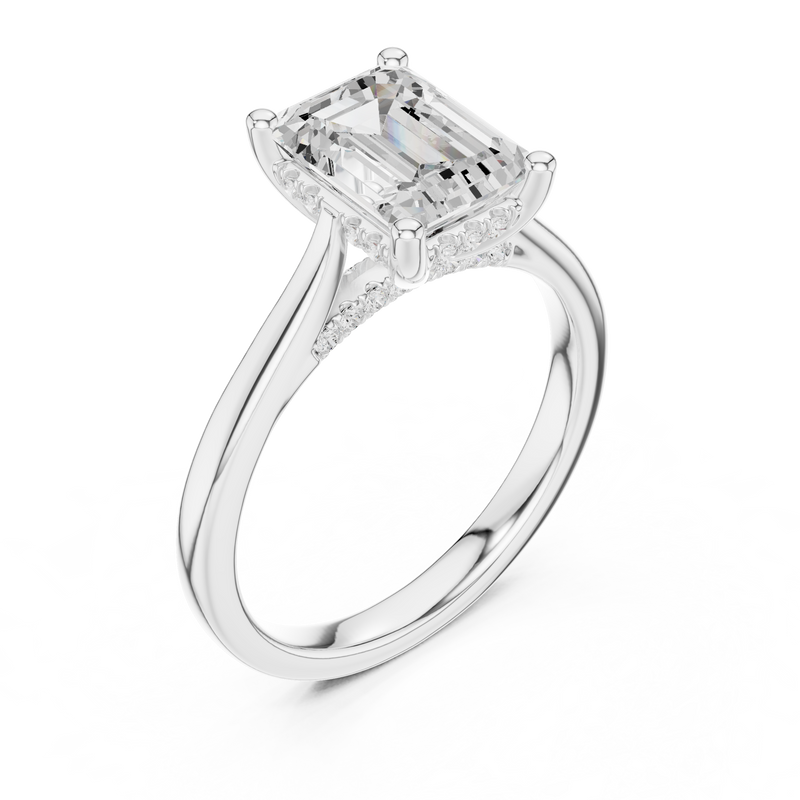 Ladies Ring DDLR-984@7 - White Gold - Image