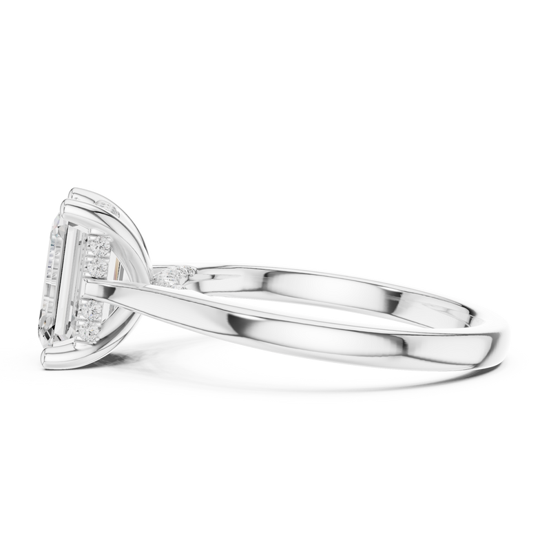 Ladies Ring DDLR-984@7 - White Gold - Image
