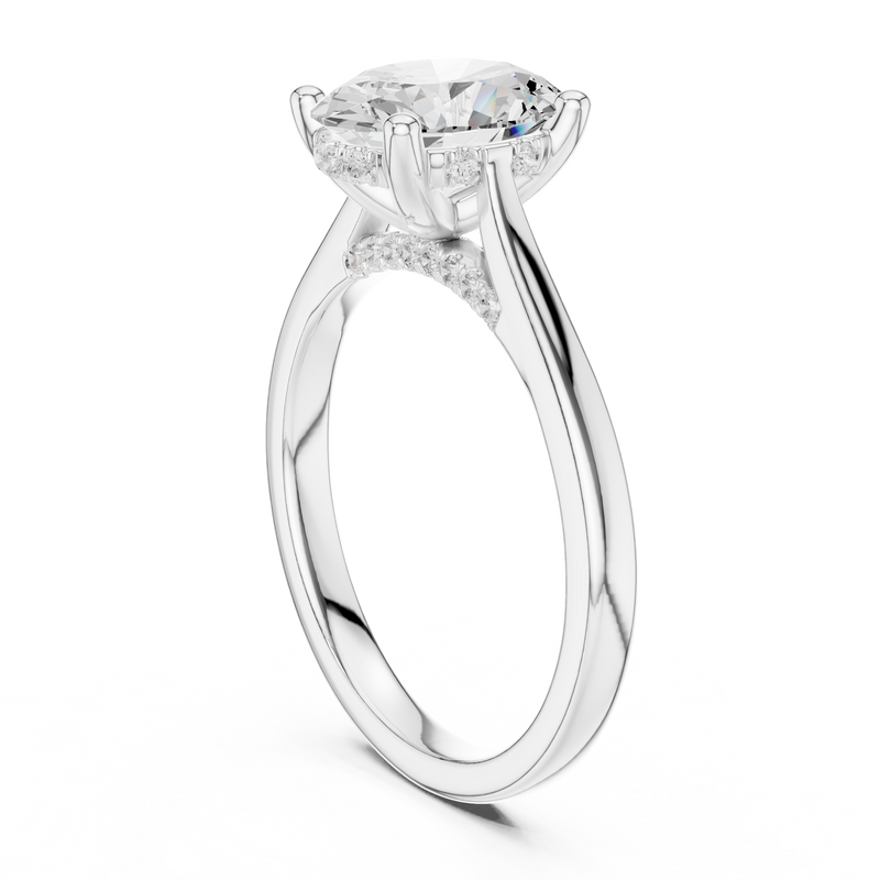 Ladies Ring DDLR-986 - White Gold - Image
