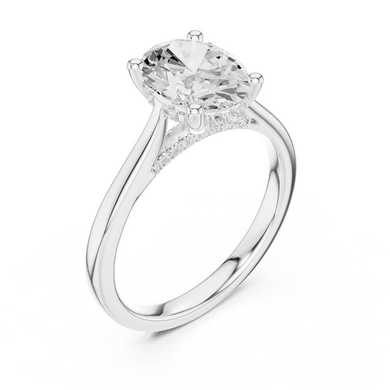 Ladies Ring DDLR-986 - White Gold - Image