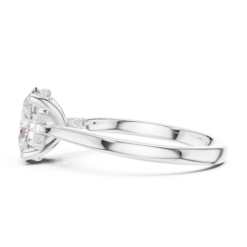 Ladies Ring DDLR-986 - White Gold - Image