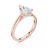 Ladies Ring DDLR-987@7 - Rose Gold - Image