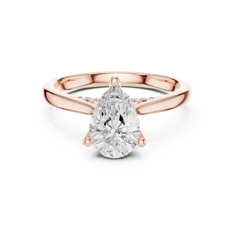 Ladies Ring DDLR-987@7 - Rose Gold - Image