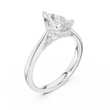 Ladies Ring DDLR-987@7 - White Gold - Image