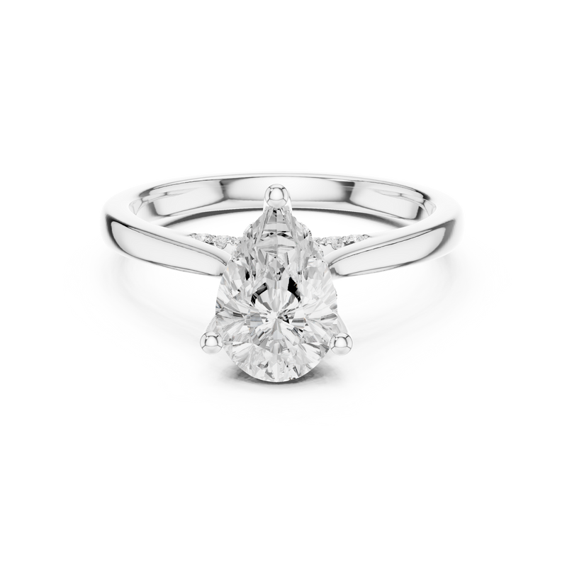 Ladies Ring DDLR-987@7 - White Gold - Image