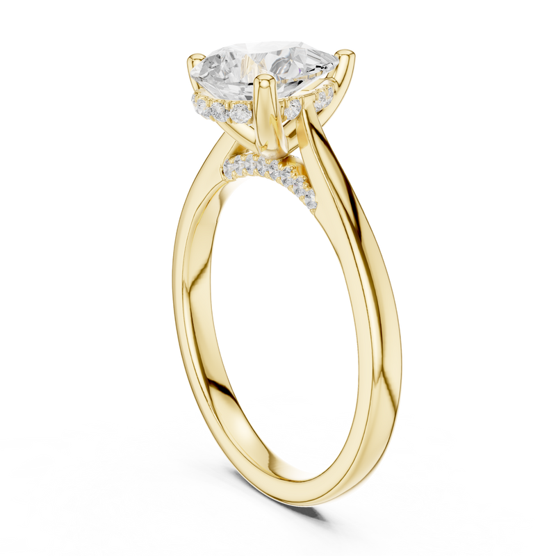 Ladies Ring DDLR-987@7 - Yellow Gold - Image