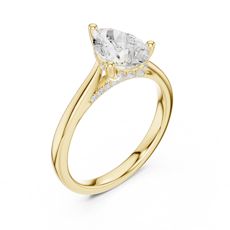 Ladies Ring DDLR-987@7 - Yellow Gold - Image