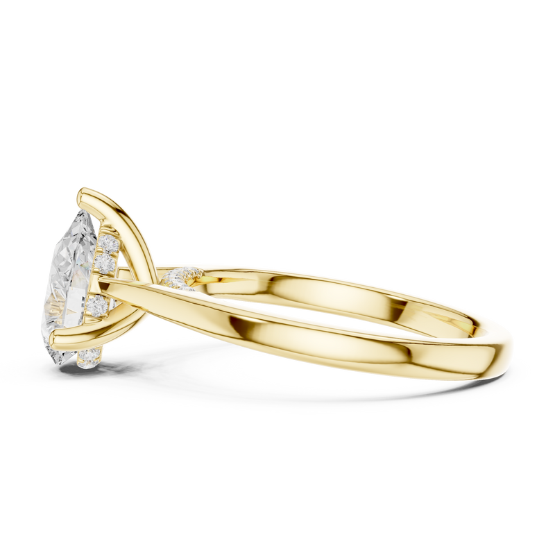 Ladies Ring DDLR-987@7 - Yellow Gold - Image