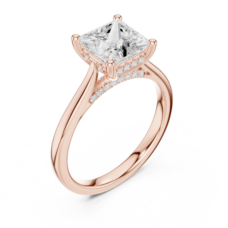 Ladies Ring DDLR-988@7 - Rose Gold - Image