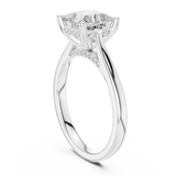 Ladies Ring DDLR-988@7 - White Gold - Image