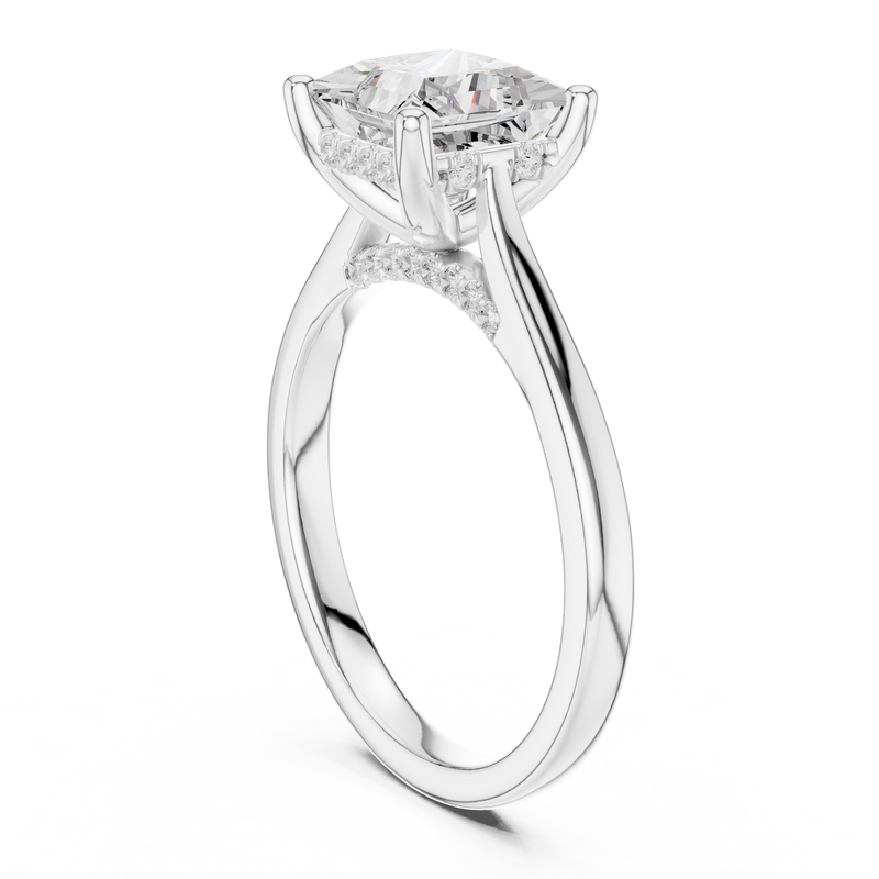 Ladies Ring DDLR-988@7 - White Gold - Image