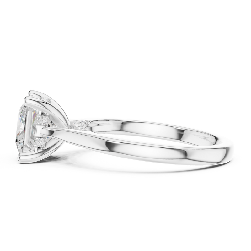 Ladies Ring DDLR-988@7 - White Gold - Image