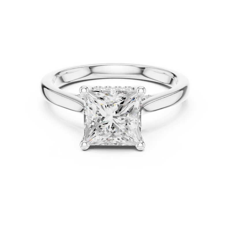 Ladies Ring DDLR-988@7 - White Gold - Image