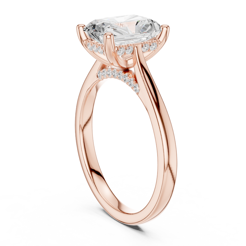 Ladies Ring DDLR-990@7 - Rose Gold - Image