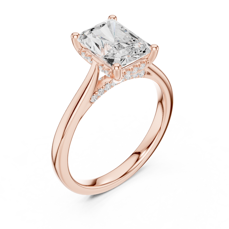 Ladies Ring DDLR-990@7 - Rose Gold - Image