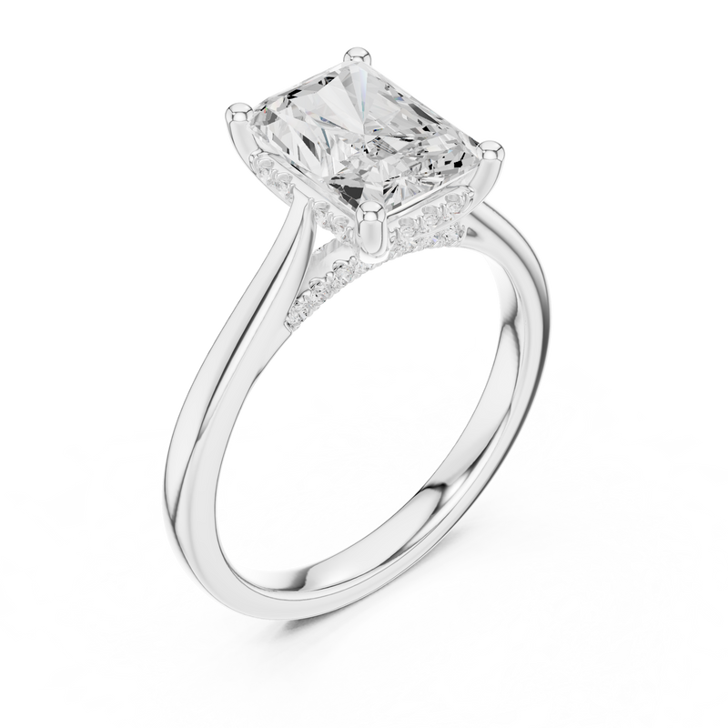 Ladies Ring DDLR-990@7 - White Gold - Image