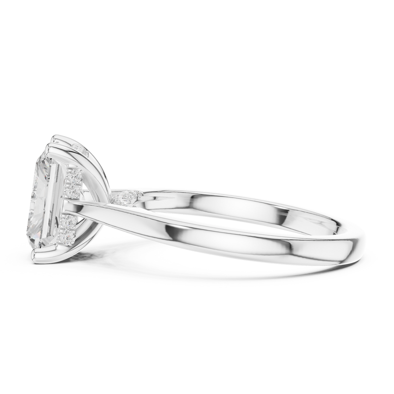 Ladies Ring DDLR-990@7 - White Gold - Image