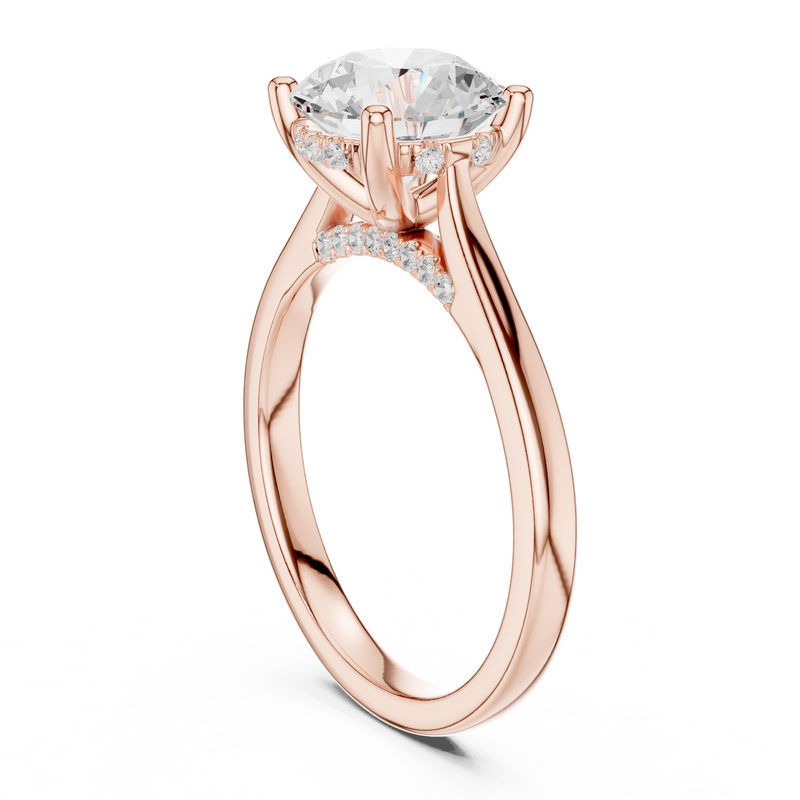 Ladies Ring DDLR-991@7 - Rose Gold - Image