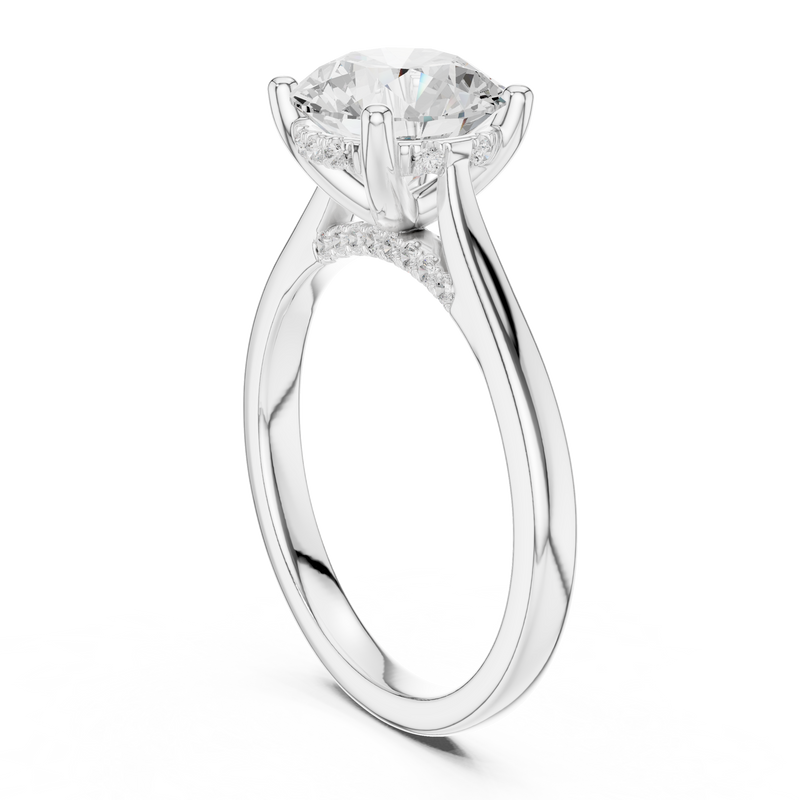 Ladies Ring DDLR-991@7 - White Gold - Image