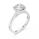 Ladies Ring DDLR-991@7 - White Gold - Image