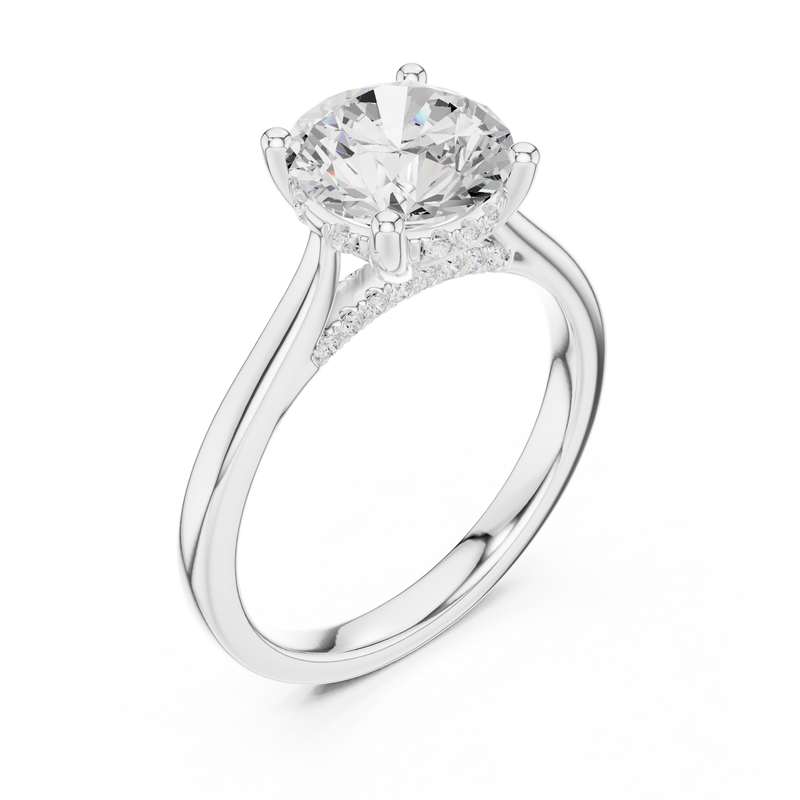 Ladies Ring DDLR-991@7 - White Gold - Image