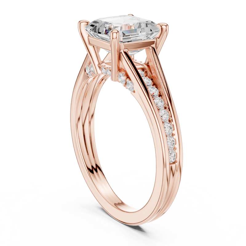 Ladies Ring DDLR-992@7 - Rose Gold - Image