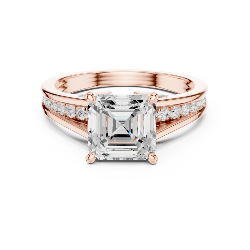 Ladies Ring DDLR-992@7 - Rose Gold - Image