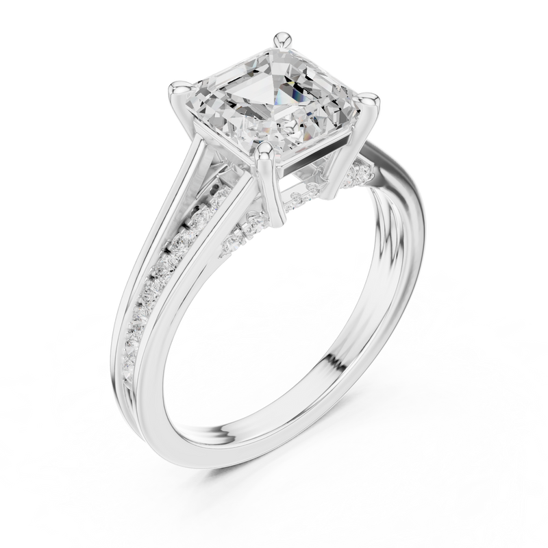 Ladies Ring DDLR-992@7 - White Gold - Image