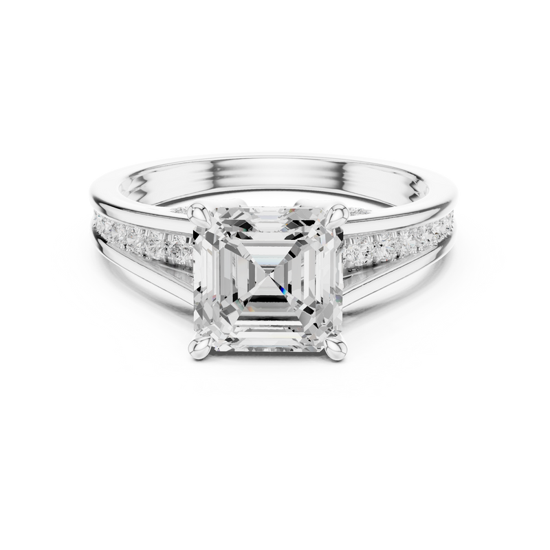 Ladies Ring DDLR-992@7 - White Gold - Image