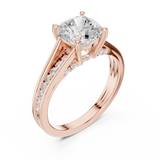 Ladies Ring DDLR-993@7 - Rose Gold - Image