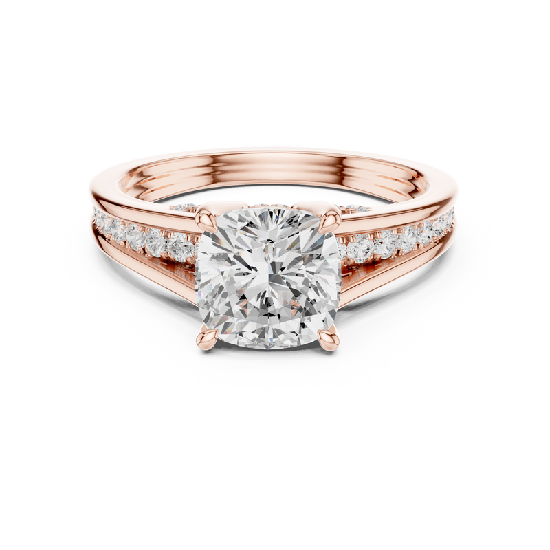 Ladies Ring DDLR-993@7 - Rose Gold - Image