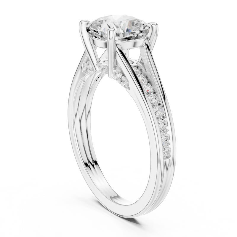 Ladies Ring DDLR-993@7 - White Gold - Image