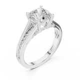 Ladies Ring DDLR-993@7 - White Gold - Image