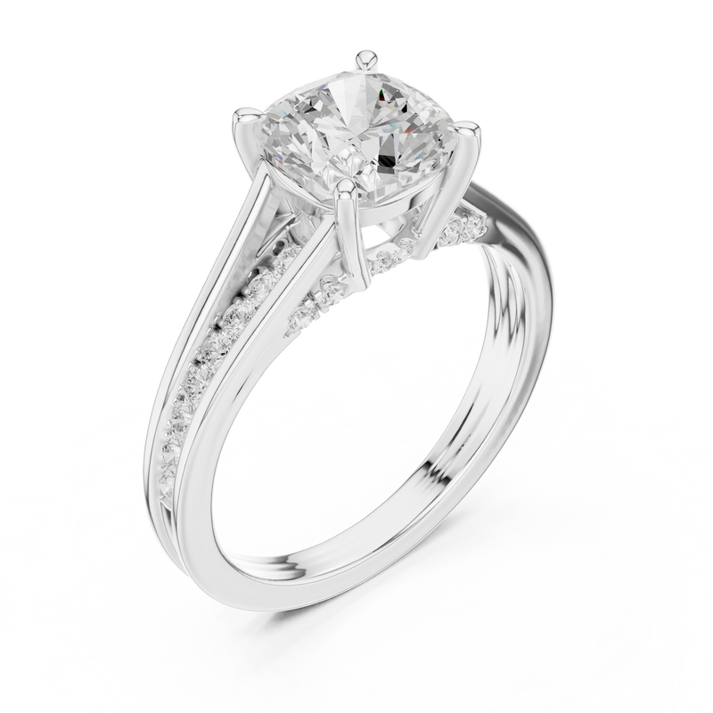 Ladies Ring DDLR-993@7 - White Gold - Image