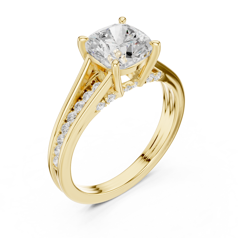 Ladies Ring DDLR-993@7 - Yellow Gold - Image