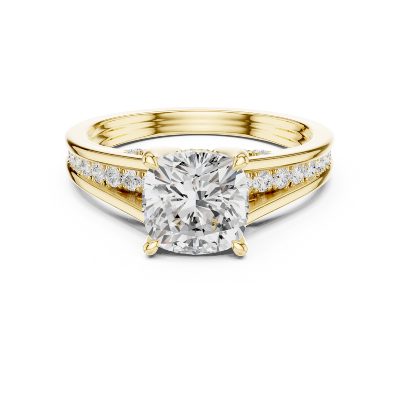 Ladies Ring DDLR-993@7 - Yellow Gold - Image