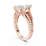 Ladies Ring DDLR-994@7 - Rose Gold - Image