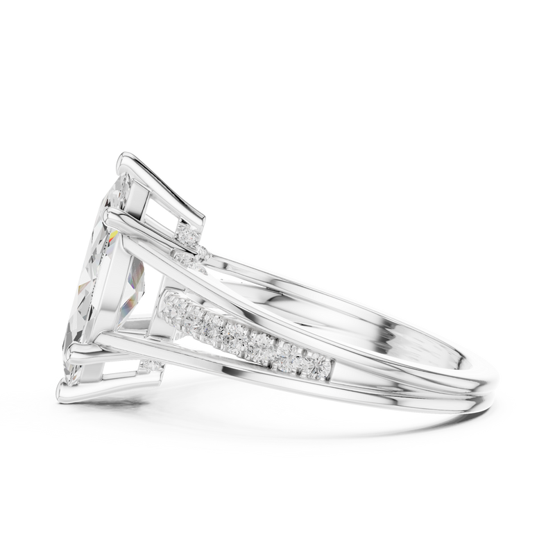 Ladies Ring DDLR-994@7 - White Gold - Image