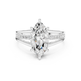 Ladies Ring DDLR-994@7 - White Gold - Image